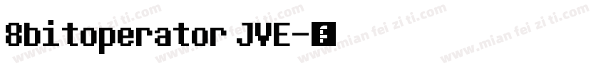 8bitoperator JVE字体转换
